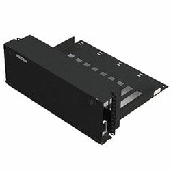 Belden AX105676 | Fiberexpress Ultra Hd Recessed Shelf, 4U, Empty, Front Sliding Drawer, Rack Mount, Black Finish