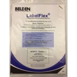 Belden AX107711 | Label Pack, 1.89X0.35, White, 96 Per Sheet, 10 Sheets Per Pack