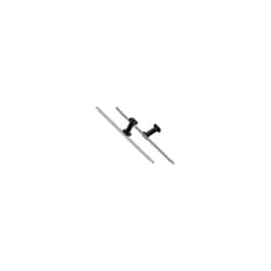 Belden BHSK020 | Slack Management Spool Kit, Black Includes 2 Cable Spools, Mounting Channels And Mounting Hardware.