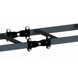 Belden BLBSS487-0UB | Butt-Swivel Splice Kit, Steel, Black, 3 L, 2 H x 1 W in.