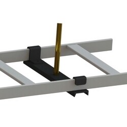 Belden ENT BLCSK362-06B | Runway Center Support Kit, 6 , Black