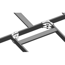 Belden ENT BLJS302-20B | Junction-splice Kit, 2 X 0.375 , Black, Contains: 4 Corner Clamp Plates, 2 Long Trimmed Head Bolts, 2 Hex Nuts, 2 Split Lock Washers