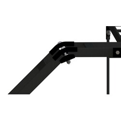 Belden ENT BLRSK313-45B | Runway-splice Kit, 45 Degrees, Black, Contains: 2 Outside Clamps, 2 Inside Edge Clamps, 2 Trimmed Round Head Square Neck Bolt