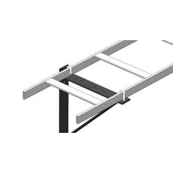 Belden BLTSB312-18B | Triangular Support Bracket, Aluminuminum, 12" - 18" Width, Black