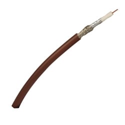 Belden BAV 1505A 0101000 | 75 Ohm Sdi Coax, Rg-59, 20 Awg Solid Bc, Foil + 95% Tc Braid, Pvc Jacket, Cmr