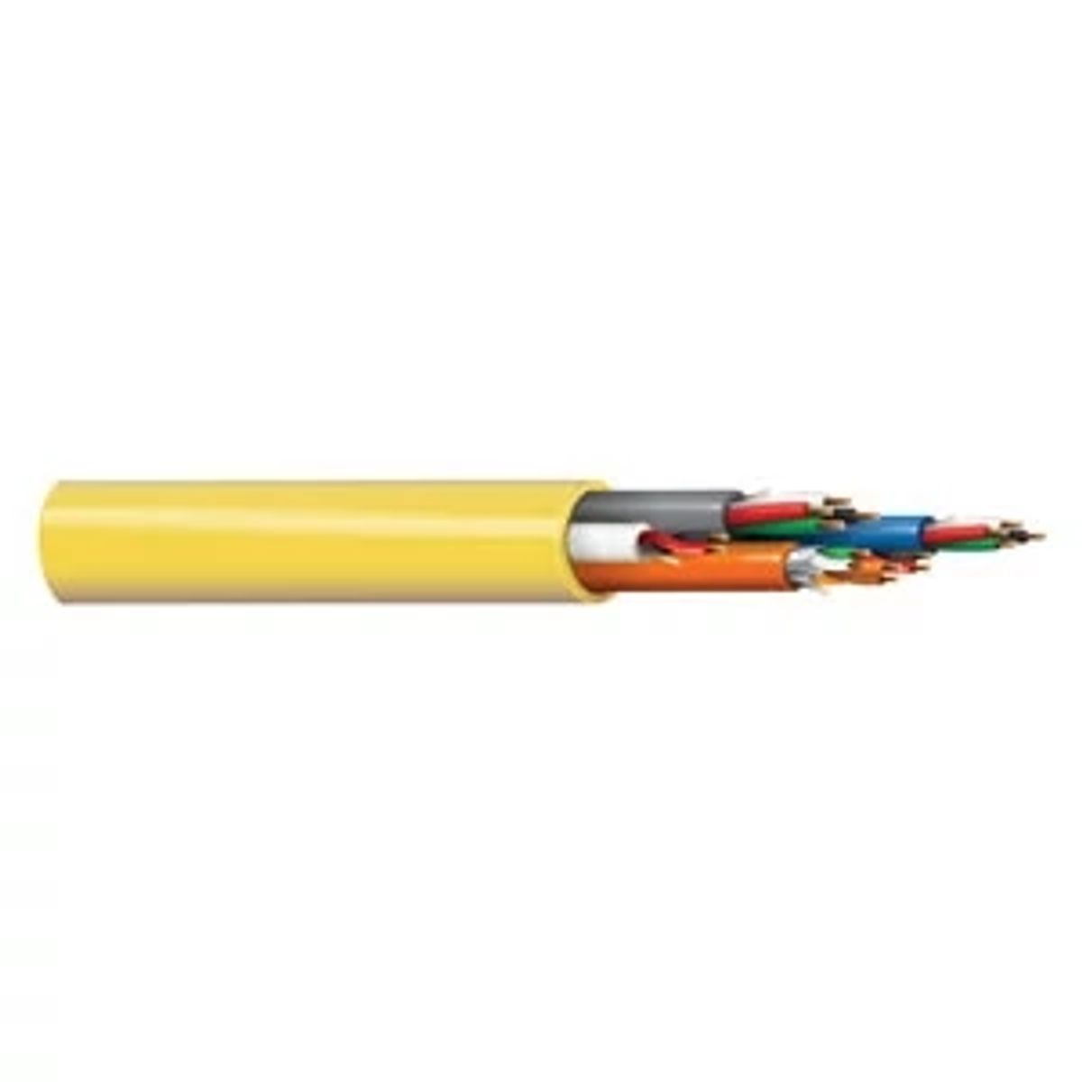 Belden 658AMJ 0041000 | Belden Composite Cable, 22/6 AWG, Plenum, 1000 ft., Yellow