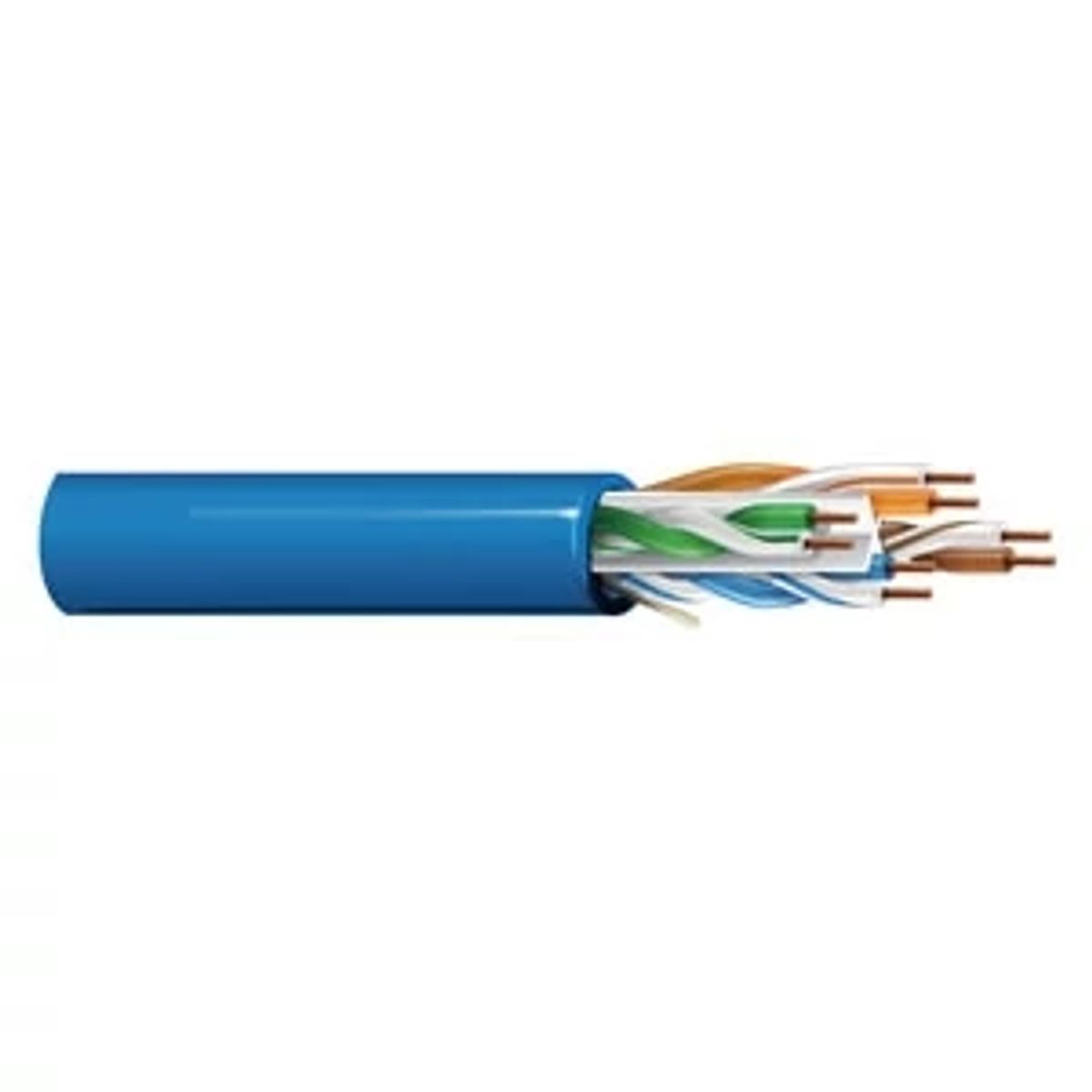 Belden 7851NH E4XA1000 | 7851NH E4XA1000 - Cat 6+, Low-Smoke PVC, 23 AWG U/UTP, 4-Pair, Solid, 300V, 8-Conductor, Copper Cable 1000 ft. Reel, Gray
