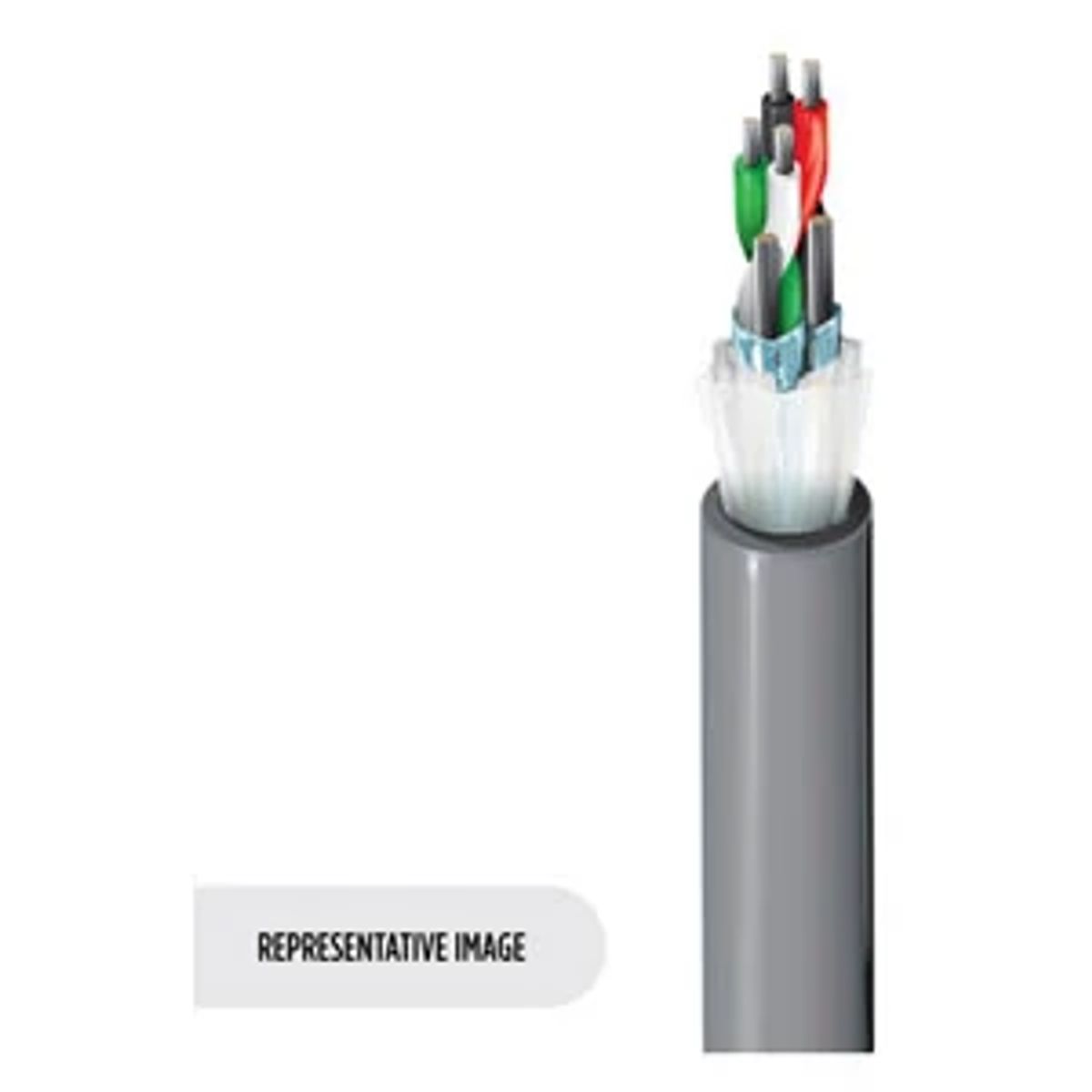 Belden 82729 8771000 | Digital Audio Cable, Fluorinated Ethylene Propylene, 2-Pair, 4-Conductor, 300V, Plenum, Natural, 1000 ft.