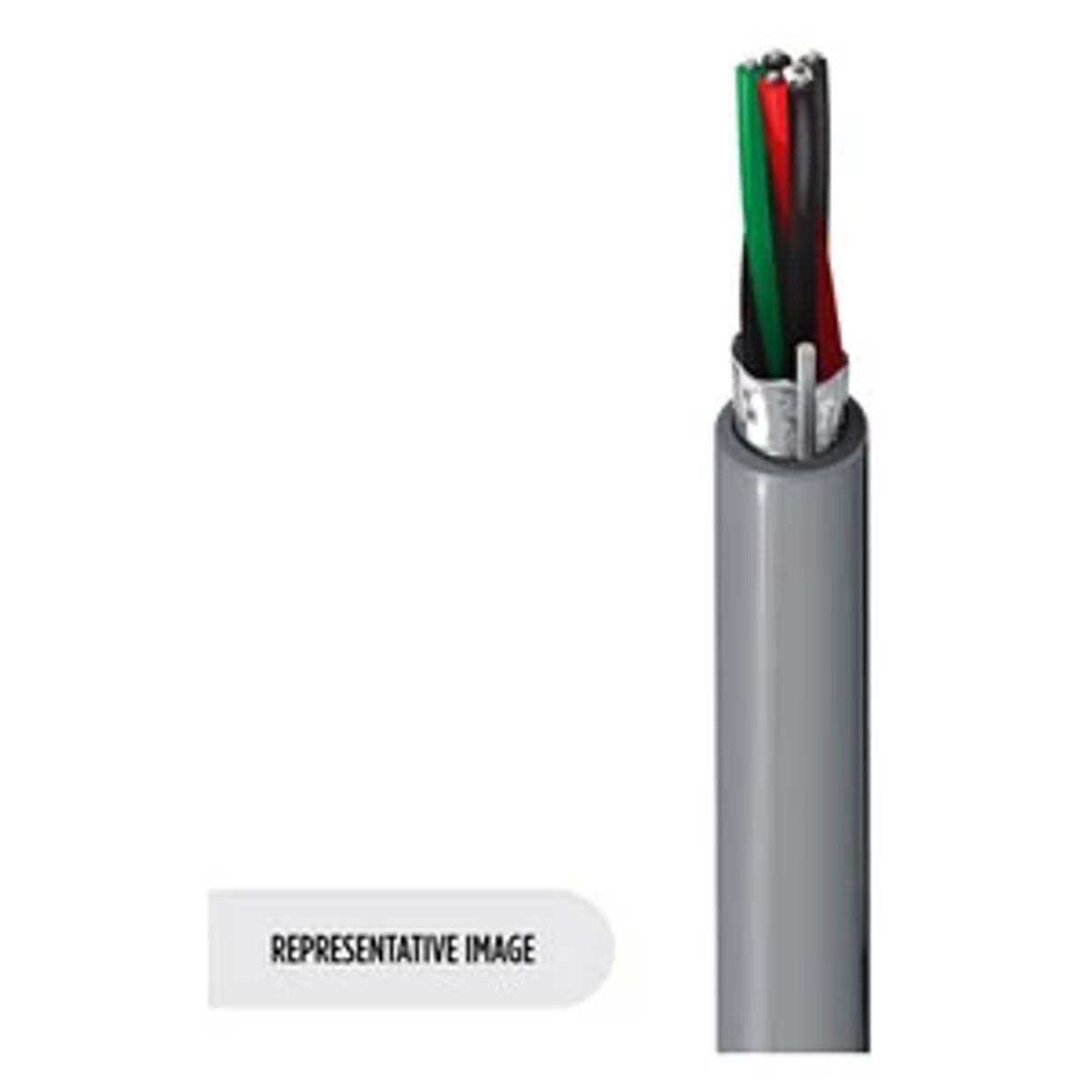 Belden 9680 060500 | Network Cable, Aluminium Foil Polyester Tape, PVC, Polypropylene, Non Plenum Cable, 24 AWG, 6 Conductor, Tinned Copper, 500 ft. L