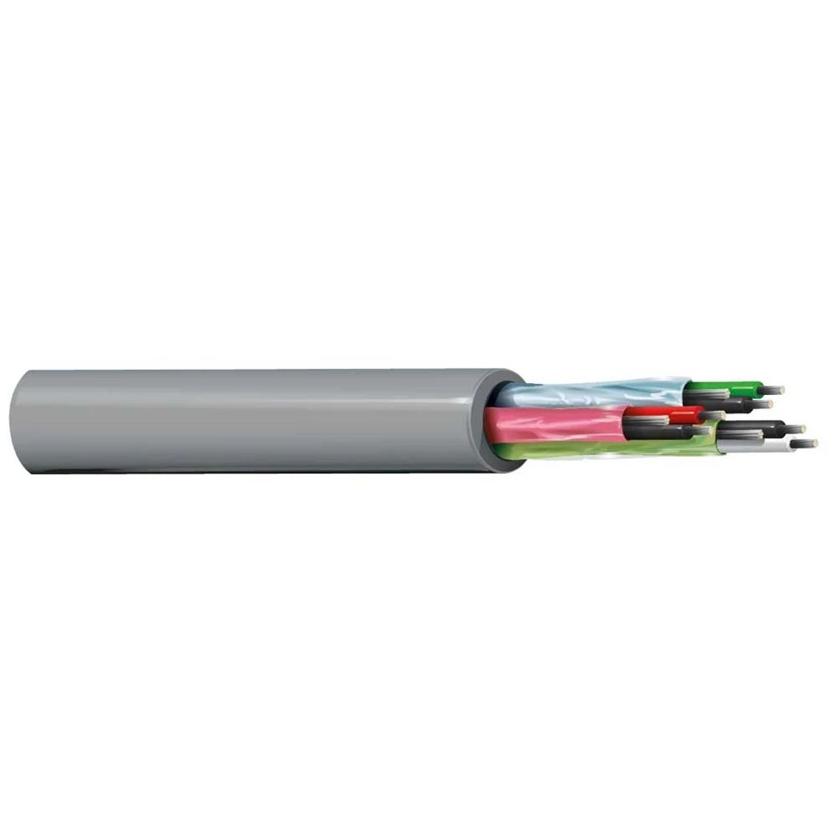 Belden 9773 0601000 | Multi-Conductor Audio Cable, Polypropylene Insulation, Non-Plenum, 18 AWG, 6 Conductor, 1000 ft.