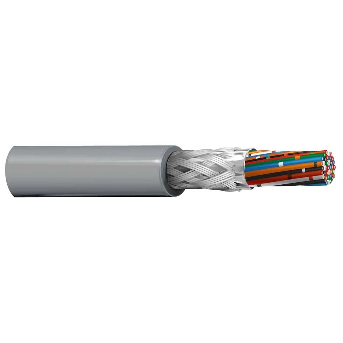 Belden 9949 0601000 | 9949 Series, Computer Cable, 37-Conductor, 22 AWG, Tinned Copper, PVC Jacket, Chrome, 1000 ft.