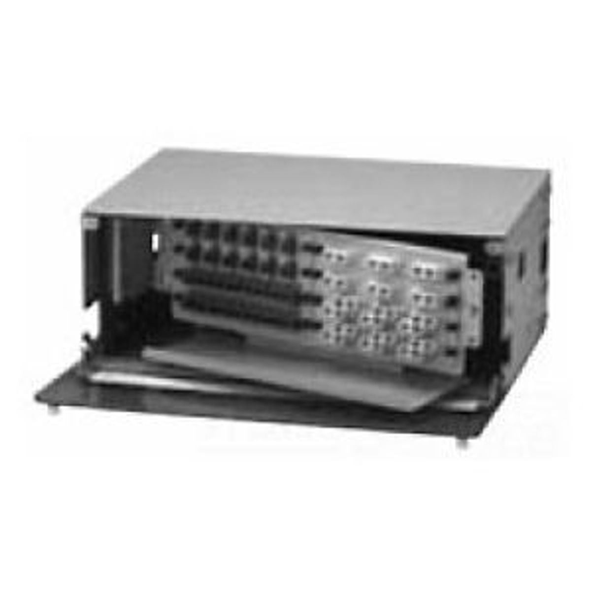 Belden AX100116 | FiberExpress Rack Mount Patch Panel, Steel, 26-Fiber, Black
