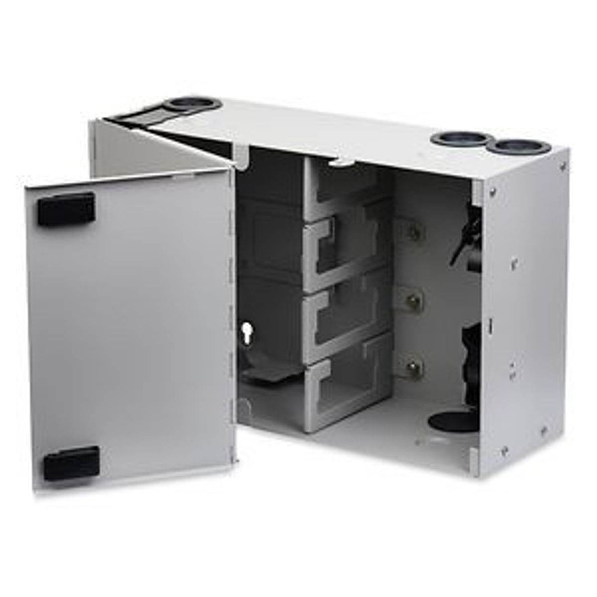 Belden AX103928 | Ultra Wall Mount Patch Panel, Empty, Black