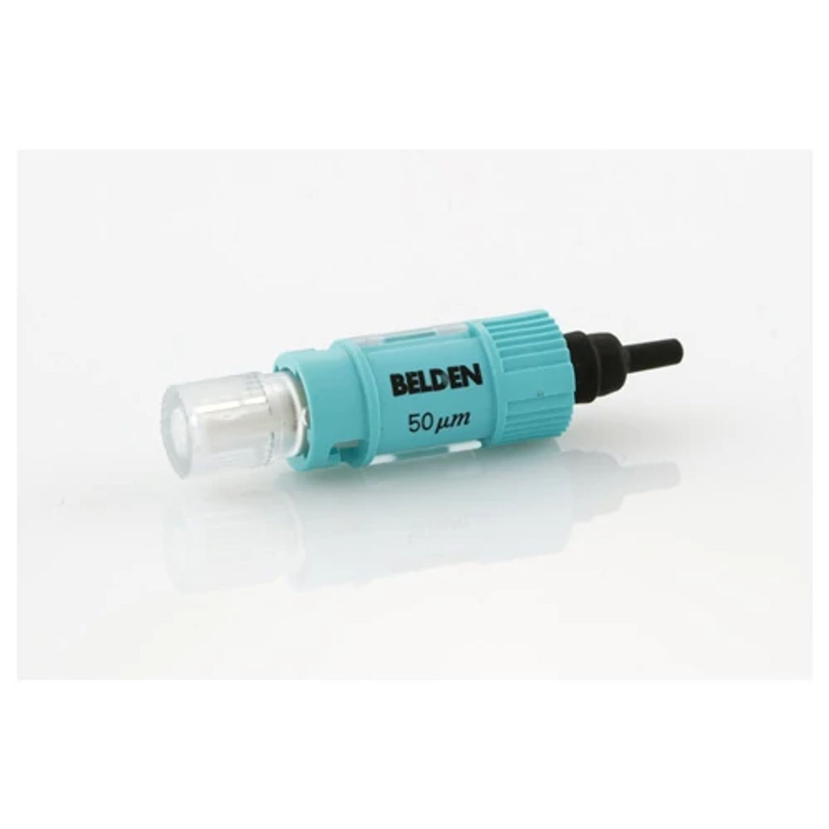Belden AX105212-B25 | Field-Installable, Mechanical Connector, ST, Ceramic, Multimode (OM3/OM4), 2 or 3 mm um, Aqua, 25 per Package, -30 dB
