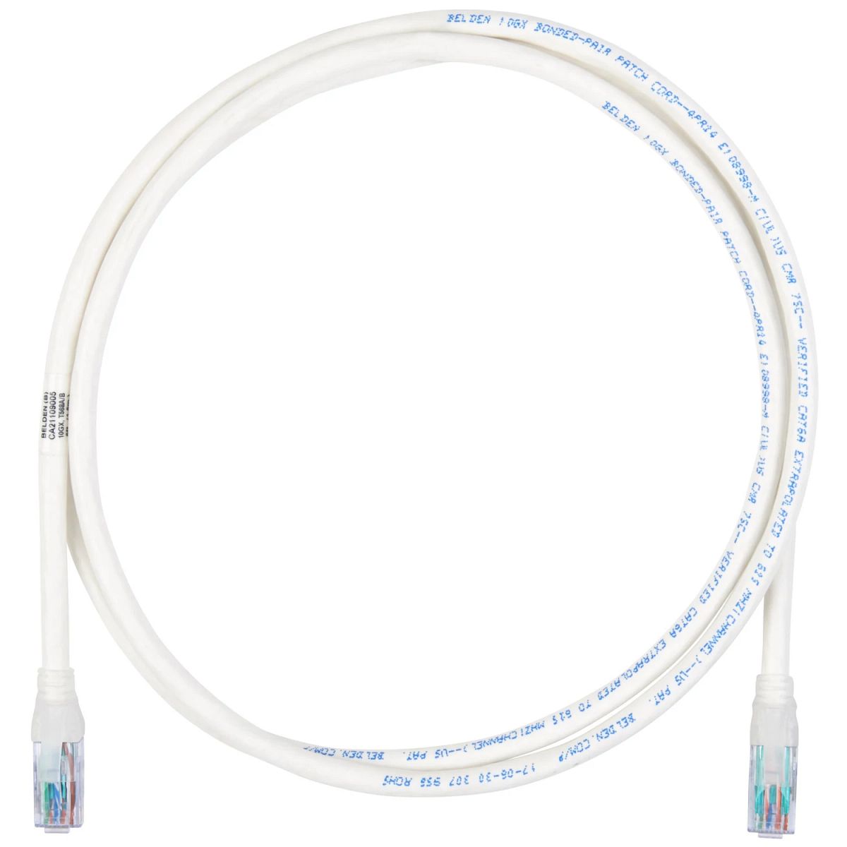 Belden CA21109005 | PATCHCORD B10GX CMR WHT 5FT