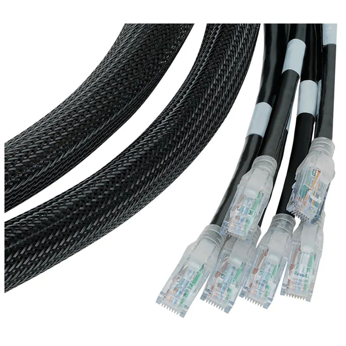Belden CA22106030A06 | Modular Cable, PVC, Plenum, 4-Conductor, Blue, 30 ft.