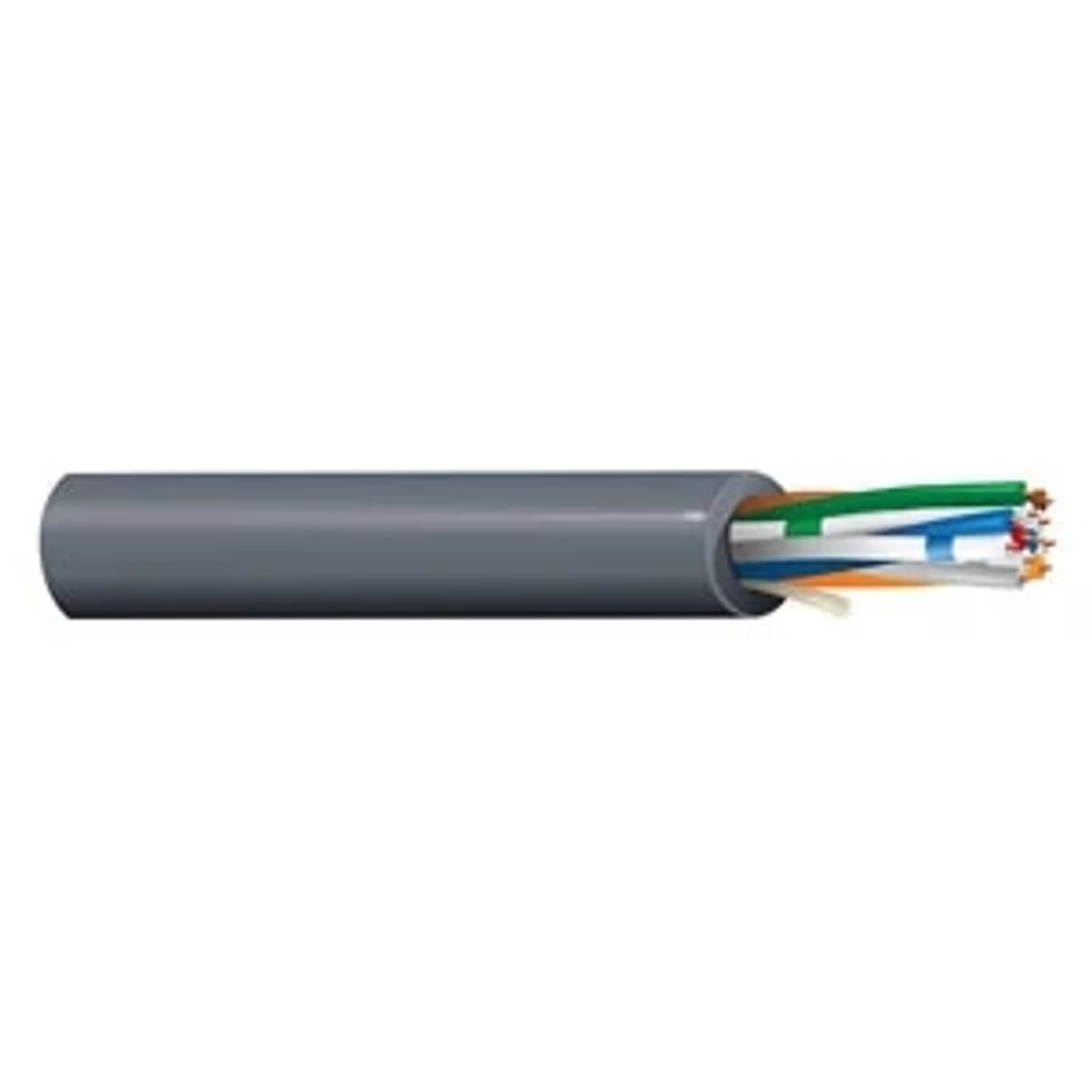 Belden DIW6 7321000 | Unshielded Horizontal Cable, PVC, Cat 3, Riser, 24 AWG, 12-Conductor, 1000 ft., Olive