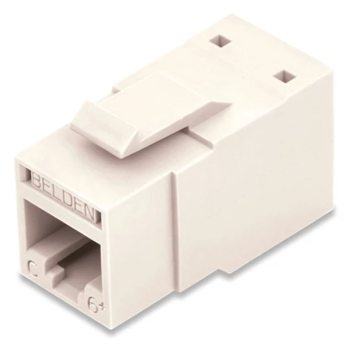 Belden RV6MJKUTB-S1 | Cat 6 Modular Connector, UL2043 Air Handling Spaces, T568A/B, Blue, Gold Over Nickel