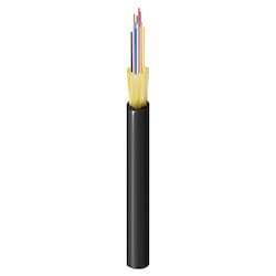 Belden FD3D012P9 | Fiber Cable, 12-Fiber OM3, Indoor/Outdoor, Tight Buffer, Plenum, Black Jacket