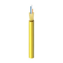 Belden FISD002R9 | 2-F FX INDOOR TB Cable, OS2 OFNR Yellow Jacket, Yellow Jacket