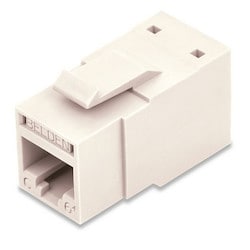 Belden ENT RV6MJKUEW-B24 | Revconnect Category 6+ Modular Jack, T568 A/b, Utp, Electric White, Bulk Pack