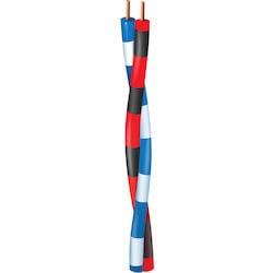 Belden XCB1 D87K1000 | Multi-Conductor - B-Plus Cross-CONNECT Wire 1PR X-CONNECTOR KOC Blue/White & White/Blue
