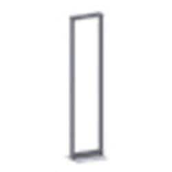 Belden XDR8419-312 | Steel Knockdown - 2 Post, 84" Distribution Rack, #12-24 Tapped 3" Channel With Angle Base.