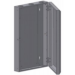 Belden ENT XWM-3606-SD-2 | Wall Mount Enclosure, 21.25 X 6 (wxd), 36 (18ru) Frame Height, Solid Door With Lock, Steel, Beige