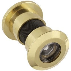 Belwith Products Llc 2330 | Door Viewer, Jumbo Wide Angle (180°), Solid Polished Brass – for 1-3/8" to 2" Thick Doors