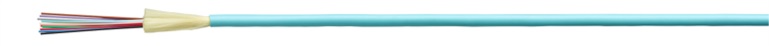Berk-Tek PDP012FB3010/F5 | Fiber Optic Cable, Indoor/Outdoor, Interlocking, Armored, Tight-Buffered, Armored, 12, Aqua, Plenum