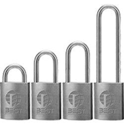 Best Access Solutions 11B-7-2-L-LC | Padlock, Interchangeable Core, Non-Key Retained, 7-Pin Housing, 1/4" Diameter, 3/4" Shackle Height, Stainless Steel