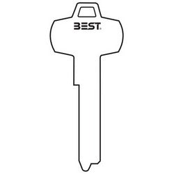 Best Access Solutions 1AP1WA1 KS567-KS800 | Key Blank, Premium, Operating Key, WA Keyway, Nickel Silver with Standard Front Key Stamp 1AM Back