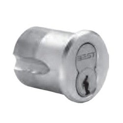 Best Access Solutions 1E-7-4-C161-RP3-626 | Standard Mortise Cylinder, 7-Pin Housing, 1-5/32" Diameter, Satin Chrome (US26D)