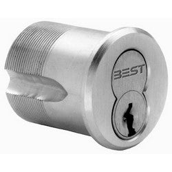 Best Access Solutions 1E-7-4-C4-RP3-612 | Mortise Cylinder, Standard, 7-Pin, Standard Cam, Clear Coated Satin Bronze