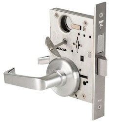 Best Access Solutions 45H-7-D-15-N-626-RH | Mortise Lock, 7-Pin, Entry Function, Right Hand, US26D