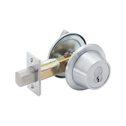 Best Access Solutions 8T-3-7-S-STK-626 | Tubular Cylinder Deadbolt, 7-Pin Housing, Classroom Function, 2-3/4" Backset