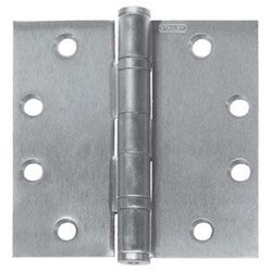 Best Access Solutions FBB179 4.5X4 US10 | Ball Bearing Hinge, Standard Weight, Full Mortise, 5-Knuckle, 4-1/2" Length x 4" Width x 0.134" Thickness, Steel, Clear Coated Satin Bronze