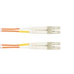 Black Box Network Services EFN110-030M-LCLC | OM1 62.5/125 Multimode Fiber Optic Patch Cable - OFNR PVC, LC to LC, Orange, 30-m