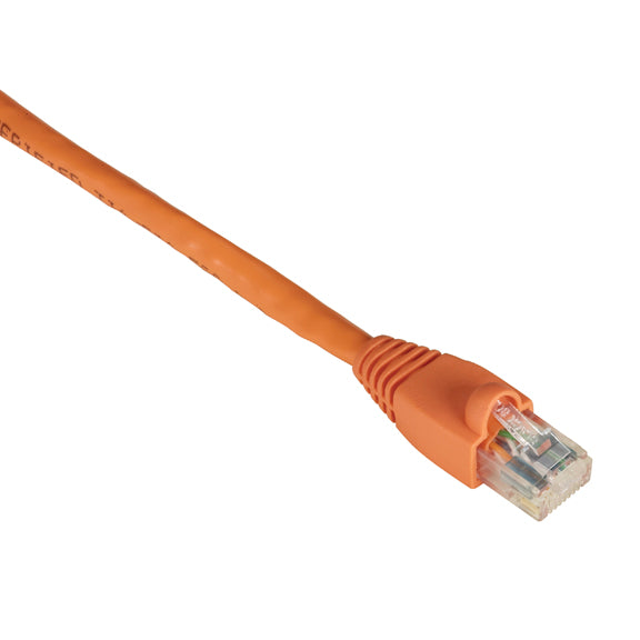 Black Box Network Services EVNSL649-0006 | CAT6 550-MHz Snagless Stranded Ethernet Patch Cable - Unshielded, Orange, 6-ft.
