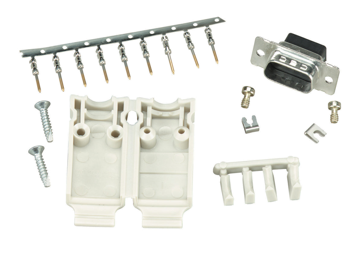 Black Box Network Services FA048 | DB9 Male Connector Assembly Kit