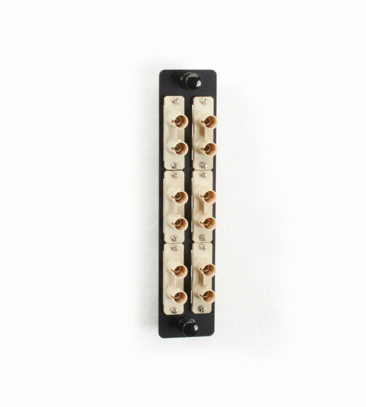 Black Box Network Services JPM460B | Multimode Fiber Adapter Panel - (6) ST Duplex
