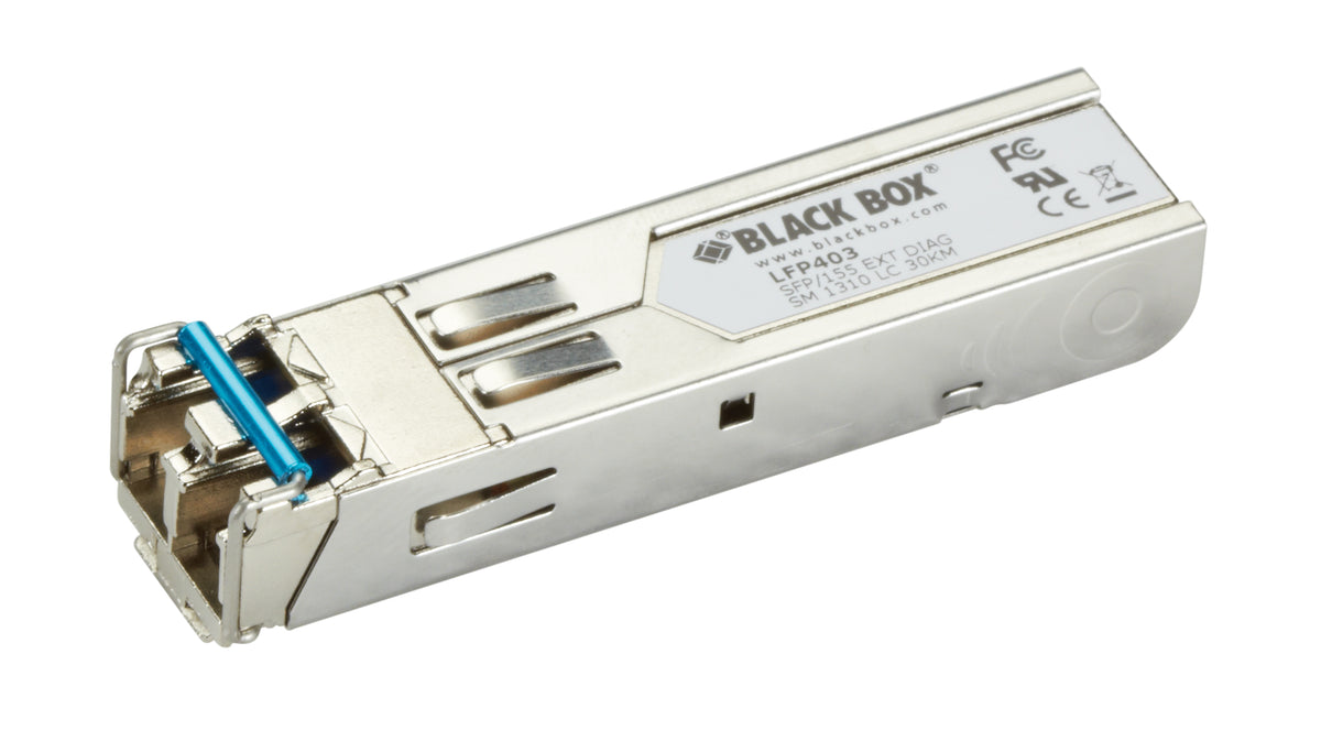 Black Box Network Services LFP403 | Fast SFP, Single-mode, LC, 1310nm, 30km, Extreme Temp