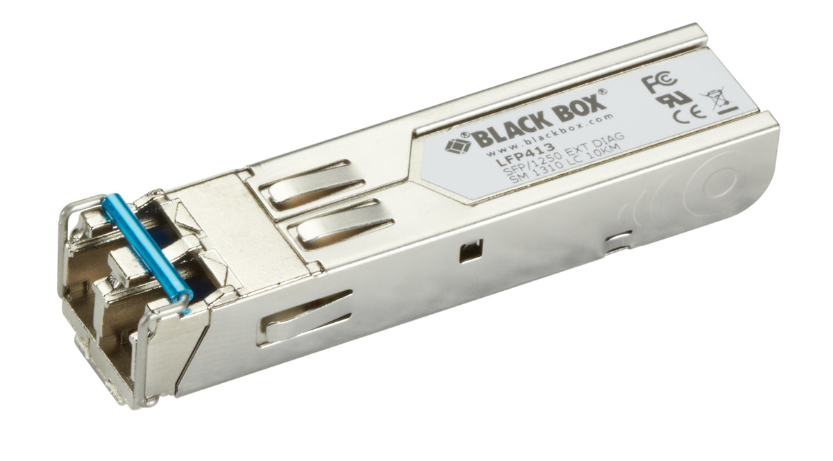 Black Box Network Services LFP413 | Gigabit SFP, Single-mode Fiber, 1310nm, 10km, LC