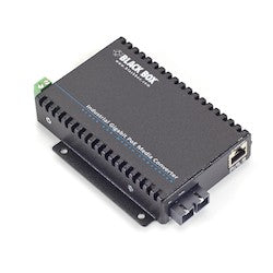 Black Box Network Services LGC5301A | Industrial PoE Media Converter - Copper to SC Fiber