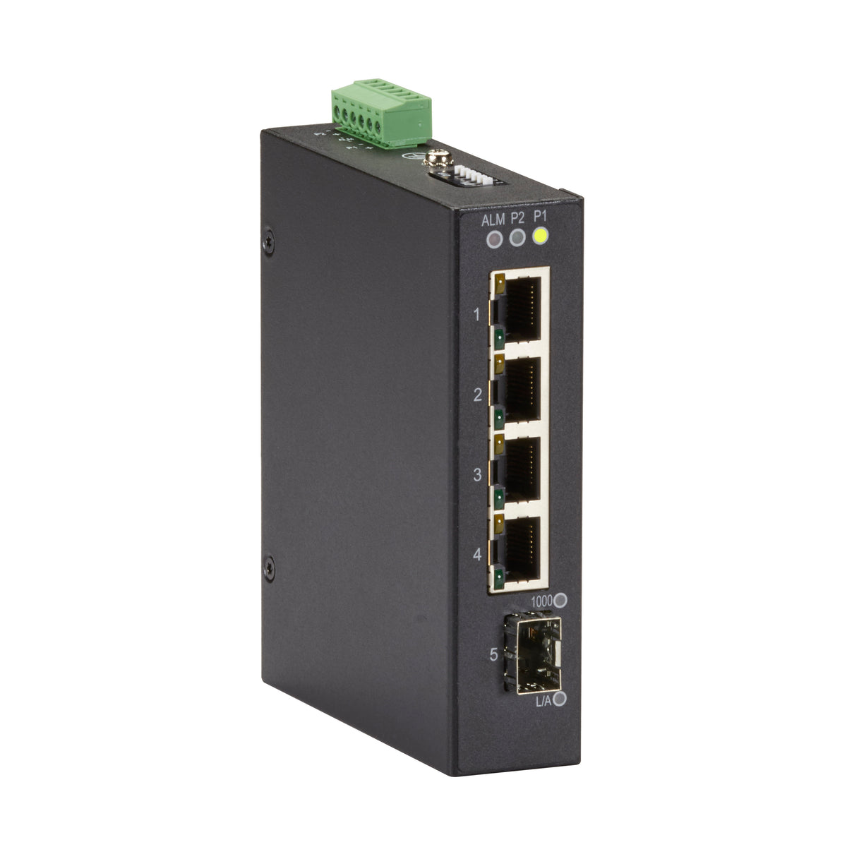 Black Box Network Services LIG401A | Gigabit Switch - 4 Copper RJ45, 1 SFP