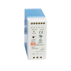 Black Box Network Services MDR-40-12 | Industrial DIN Rail Power Supply, 40W, 12VDC