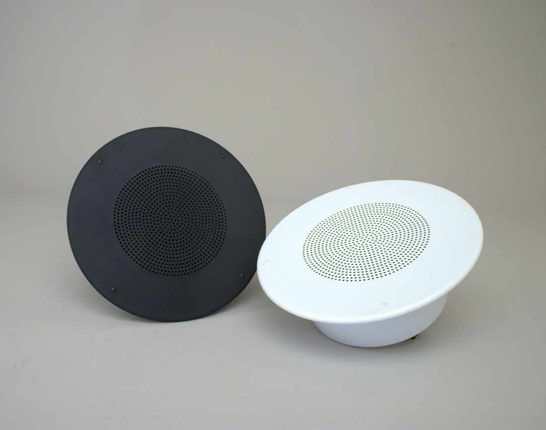 Bogen LBC8T72-HK-DWN-B | 8" Twin Cone Open-Ceiling Speaker Systems, Black