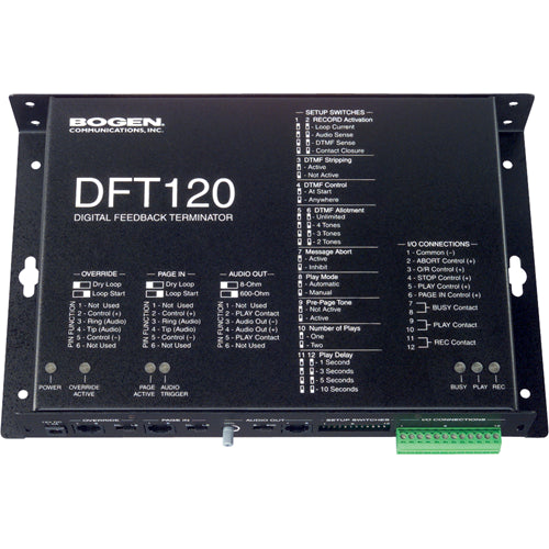 Bogen Communications DFT120 | Digital Feedback Terminator