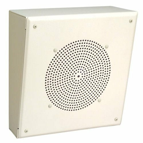Bogen Communications MB8TSL-VR 8" Metal Angled Box Speaker, Recessed Volume Control, 4W