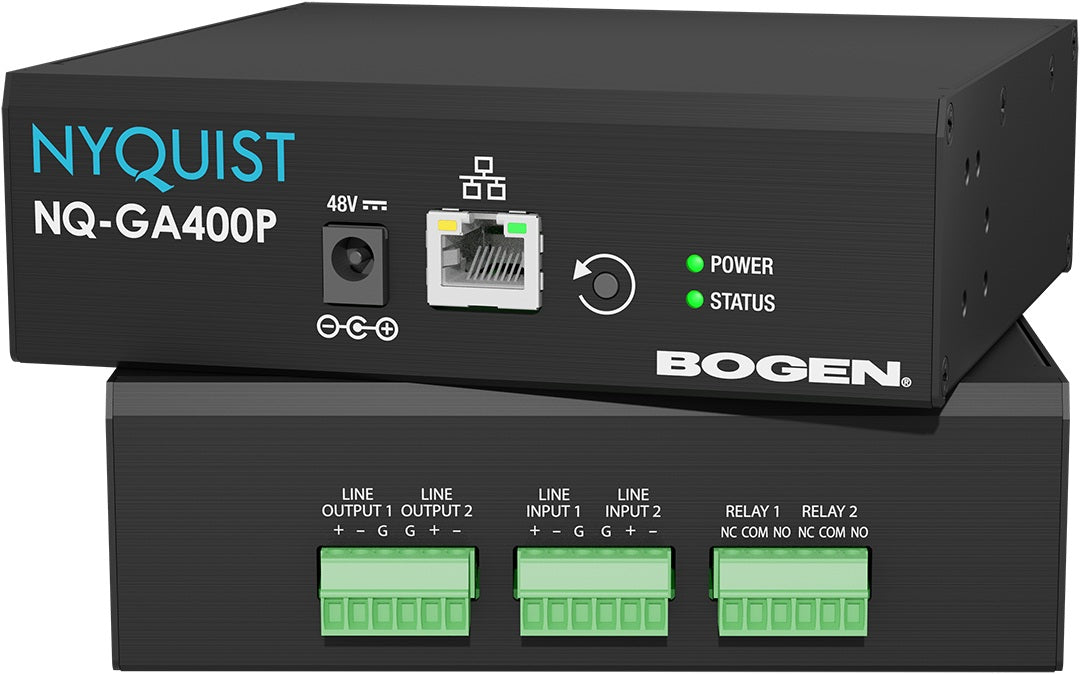 Bogen NQ-GA400P | Nyquist 2-Channel Aoip Gateway